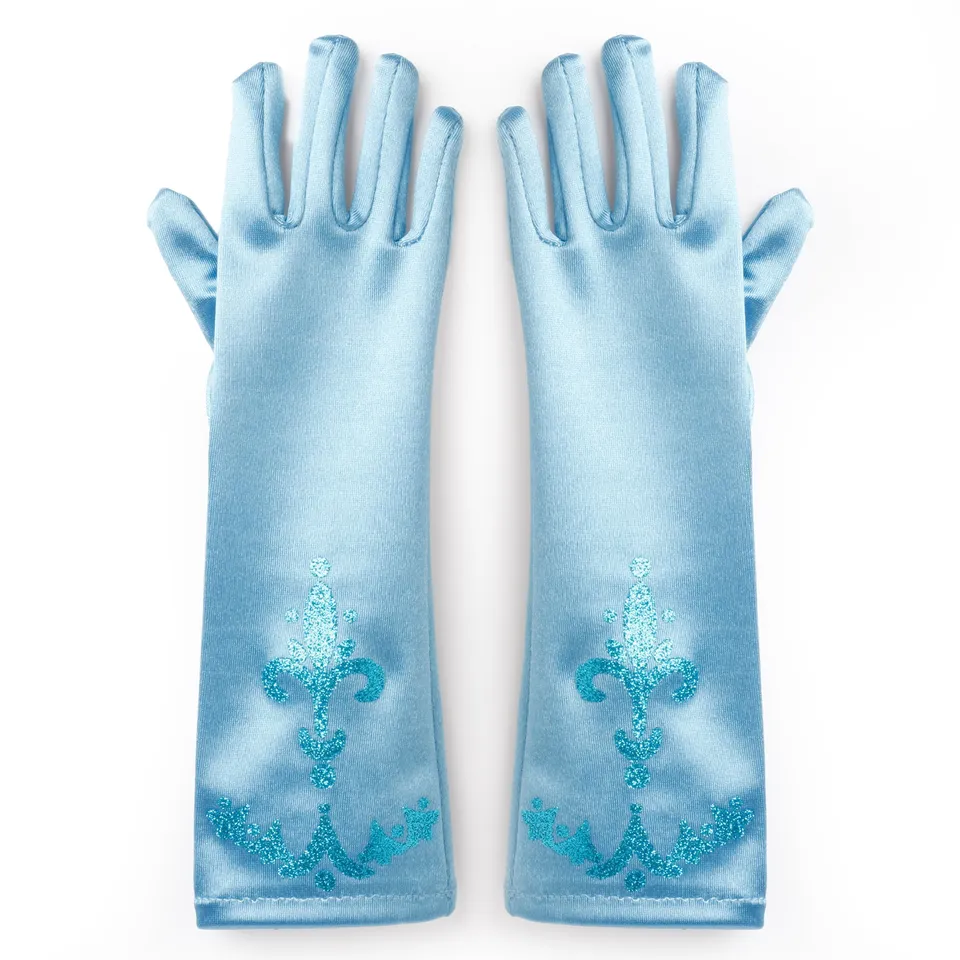 Katara 1098 Elsa Handschuhe Mädchen Kostüm Blau 1 Paar