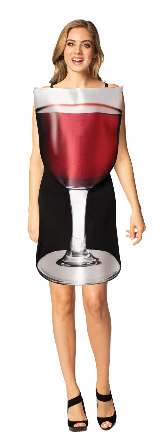 Rasta Imposta Get Real Red Wine Kostüm One Size Weinglas