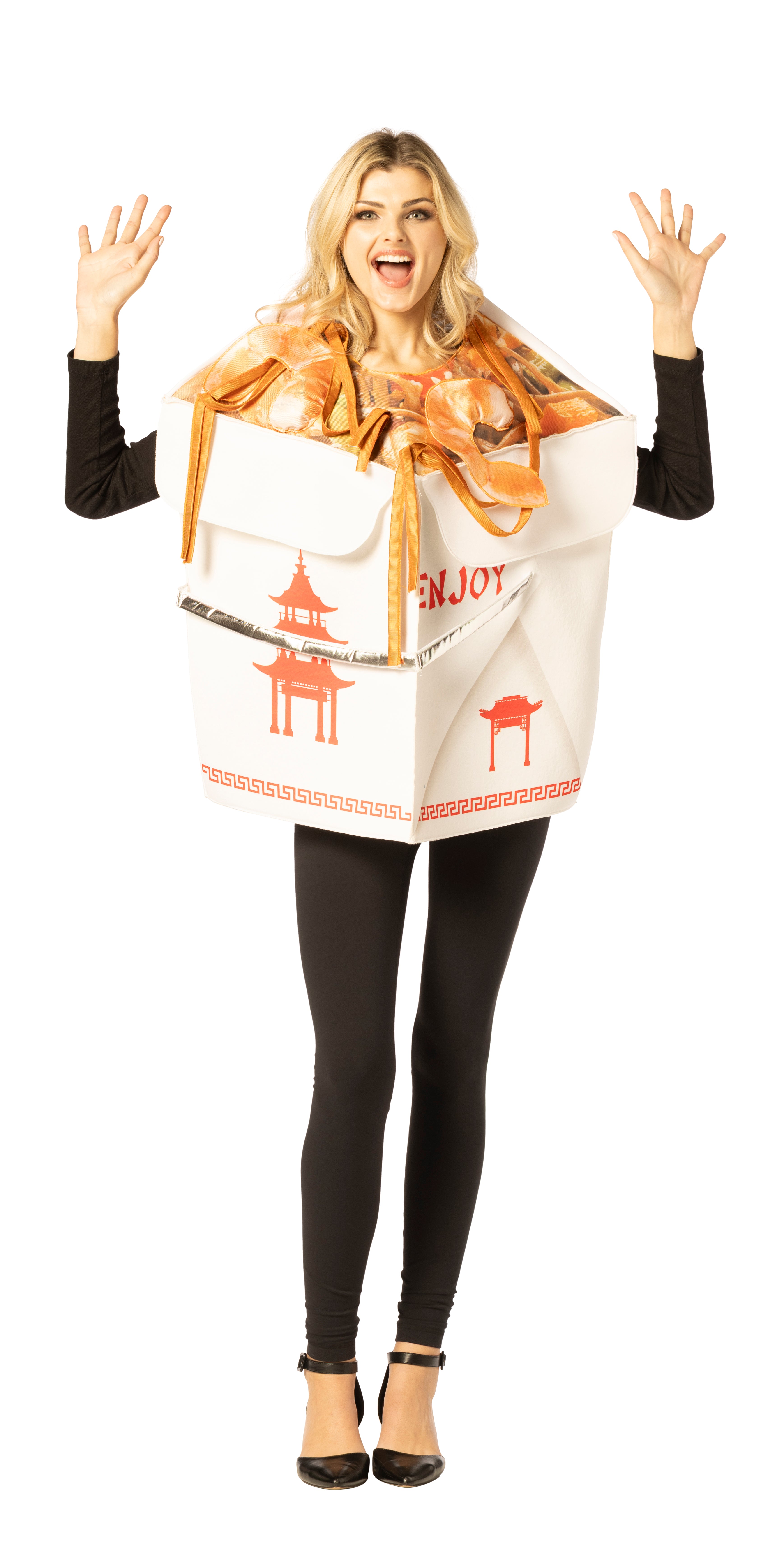 Rasta Imposta Lo Mein Take Out Kostüm One Size Nudelbox