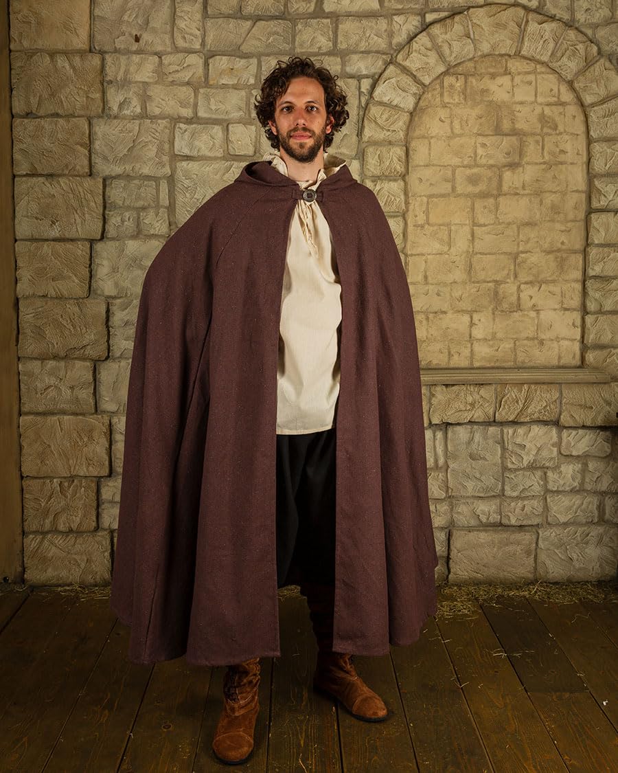 Mytholon Gora Umhang mit Kapuze bordeaux Canvas