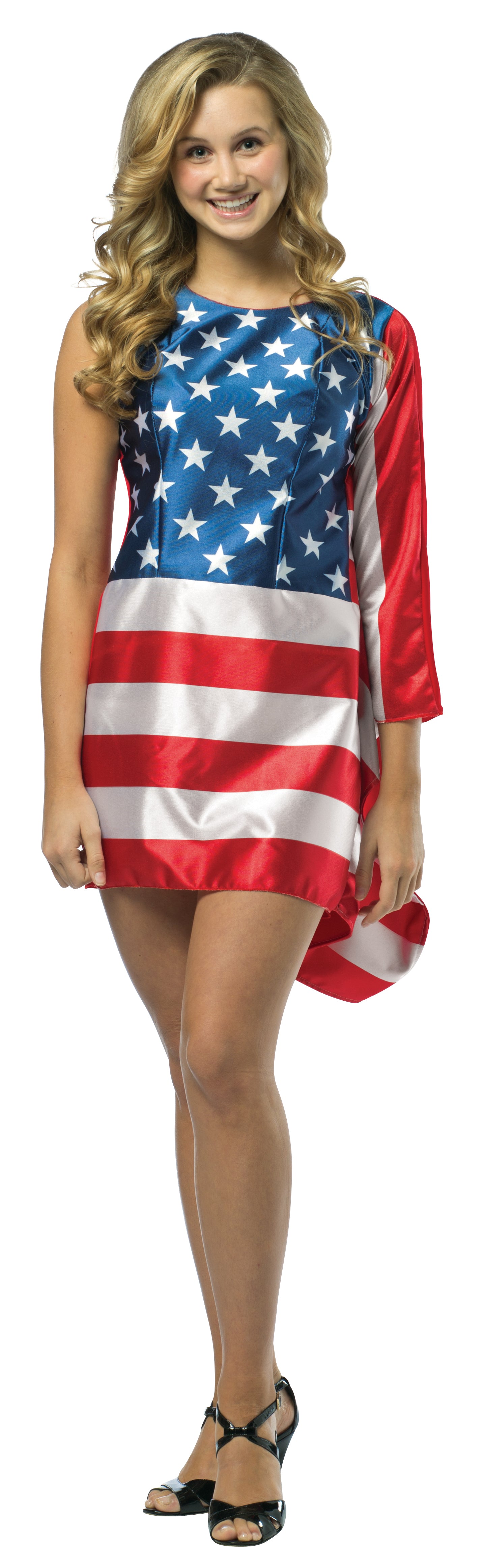 Rasta Imposta USA Flaggen Kleid Teen 13-16 Sternenbanner
