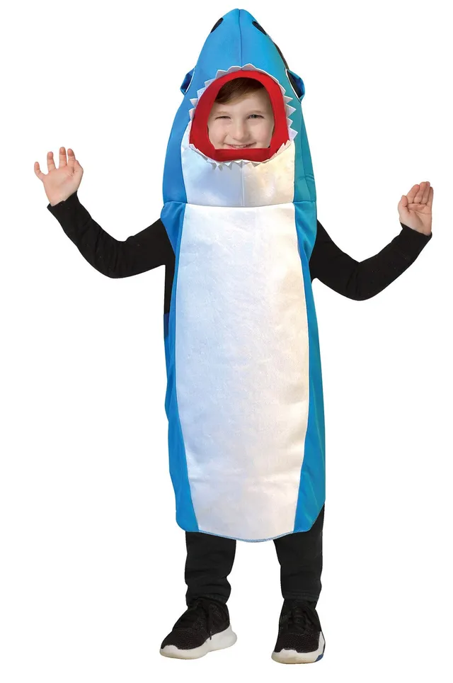 Rasta Imposta Ultimate Blue Shark Kostüm Kinder 4-6 Blau