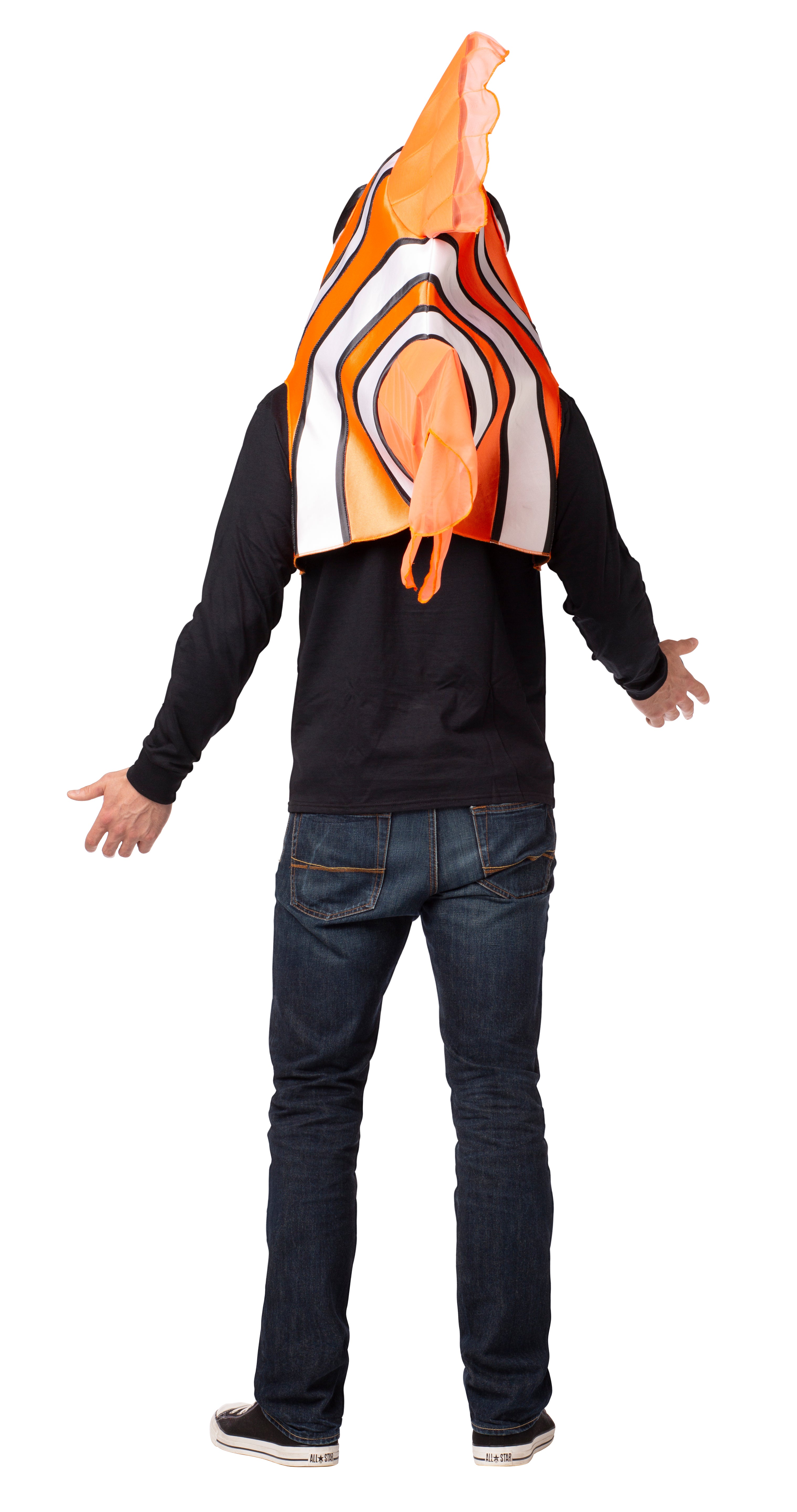 Rasta Imposta Clownfisch Kopfbedeckung Kostüm Orange One Size