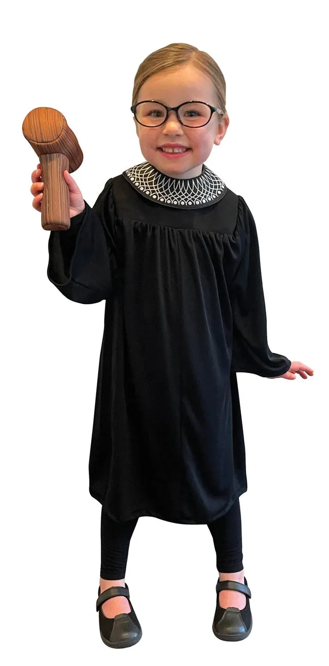 Rasta Imposta Supreme Justice Robe Kinderkostüm 3-4 mit Hammer