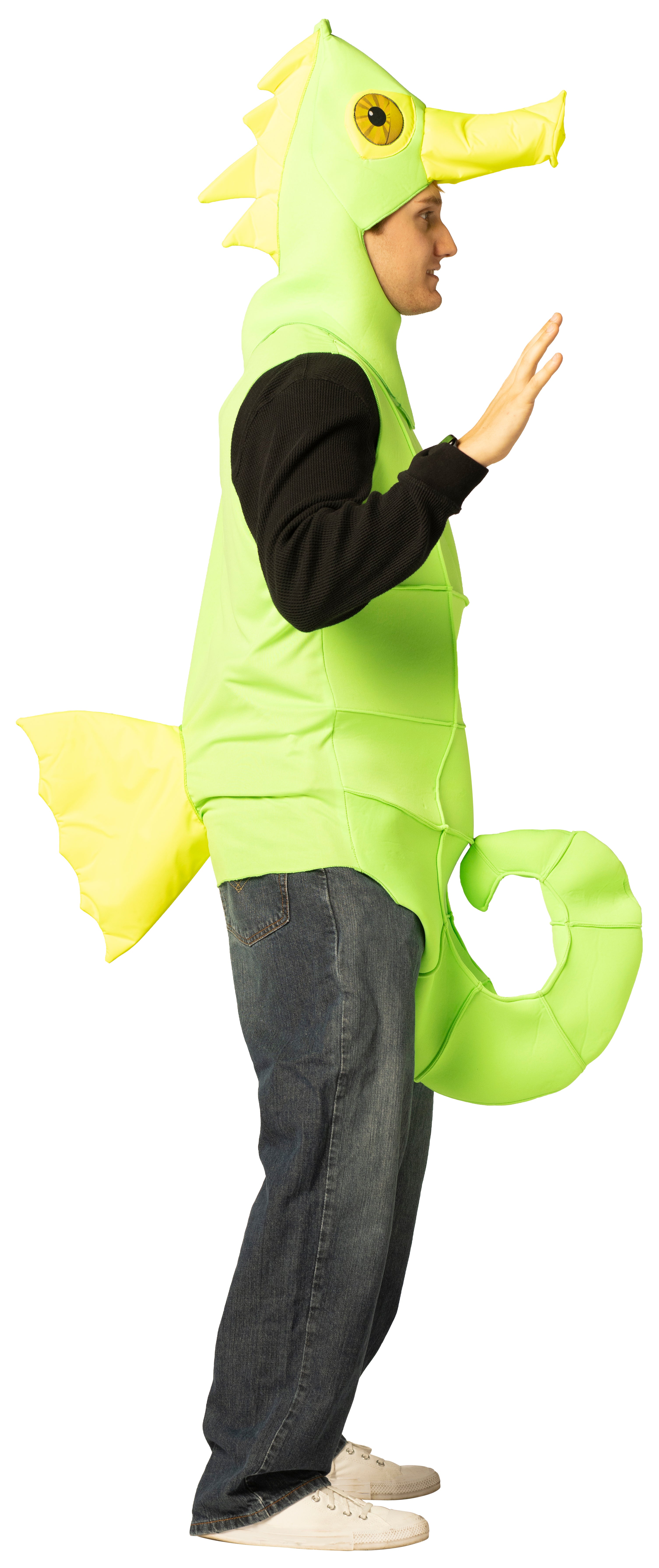 Rasta Imposta Seahorse Green Kostüm Nachtleuchtend Grün