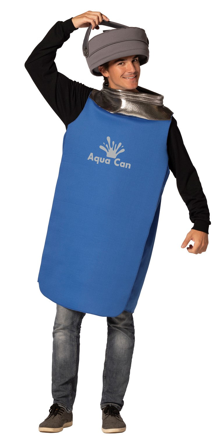 Rasta Imposta Aqua Can Wasserflasche Kostüm One Size mit Hut