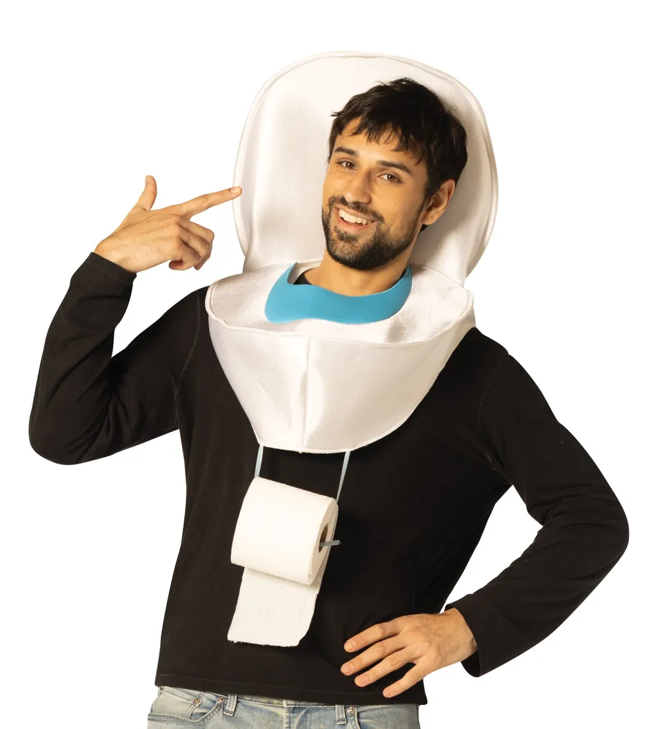 Rasta Imposta Toilet Seat Kopfschmuck Kostüm Einheitsgröße