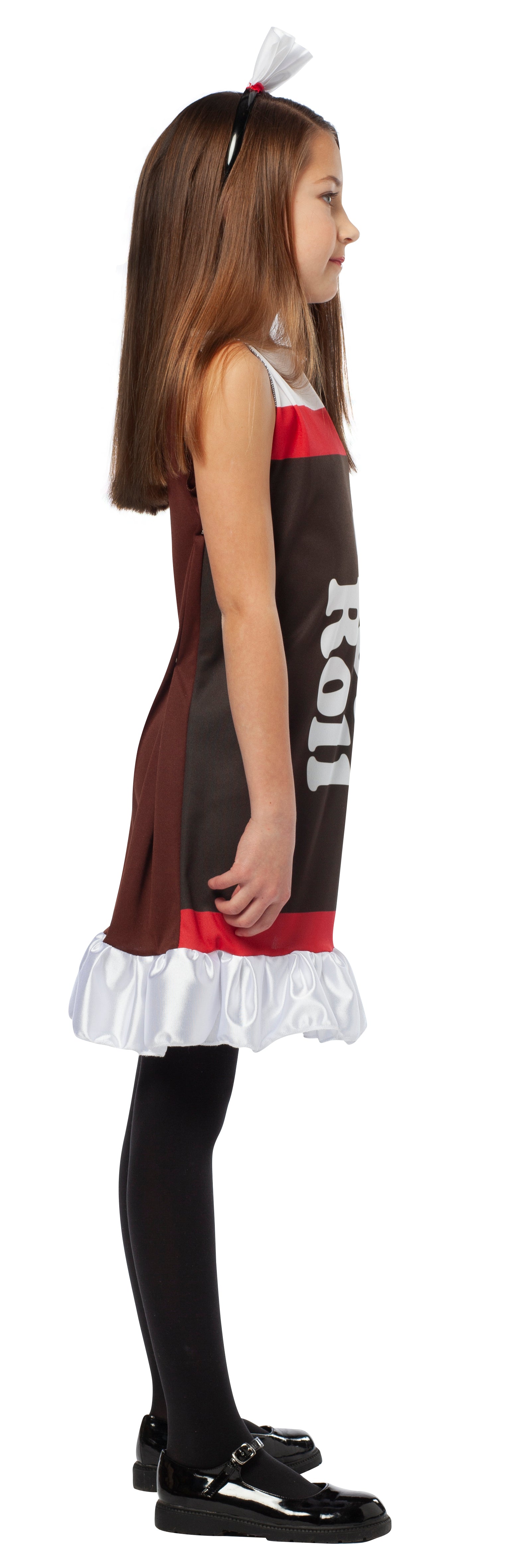 Rasta Imposta Tootsie Roll Ruffle Dress Kostüm Kinder 7-10