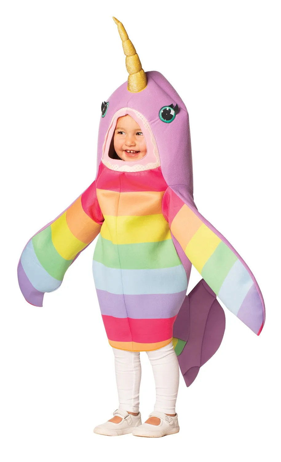 Rasta Imposta Magical Narwhal Kostüm Kinder Tunika Gr. 3-4