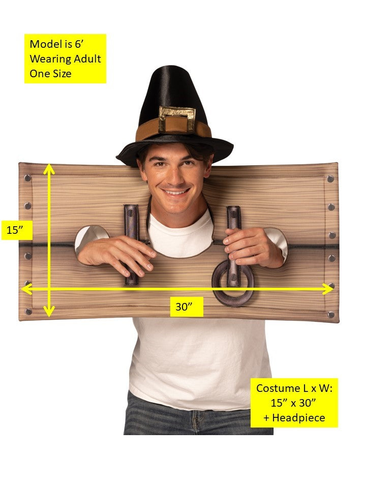 Rasta Imposta Pilgrim Stockade Kostüm mit Hut One Size