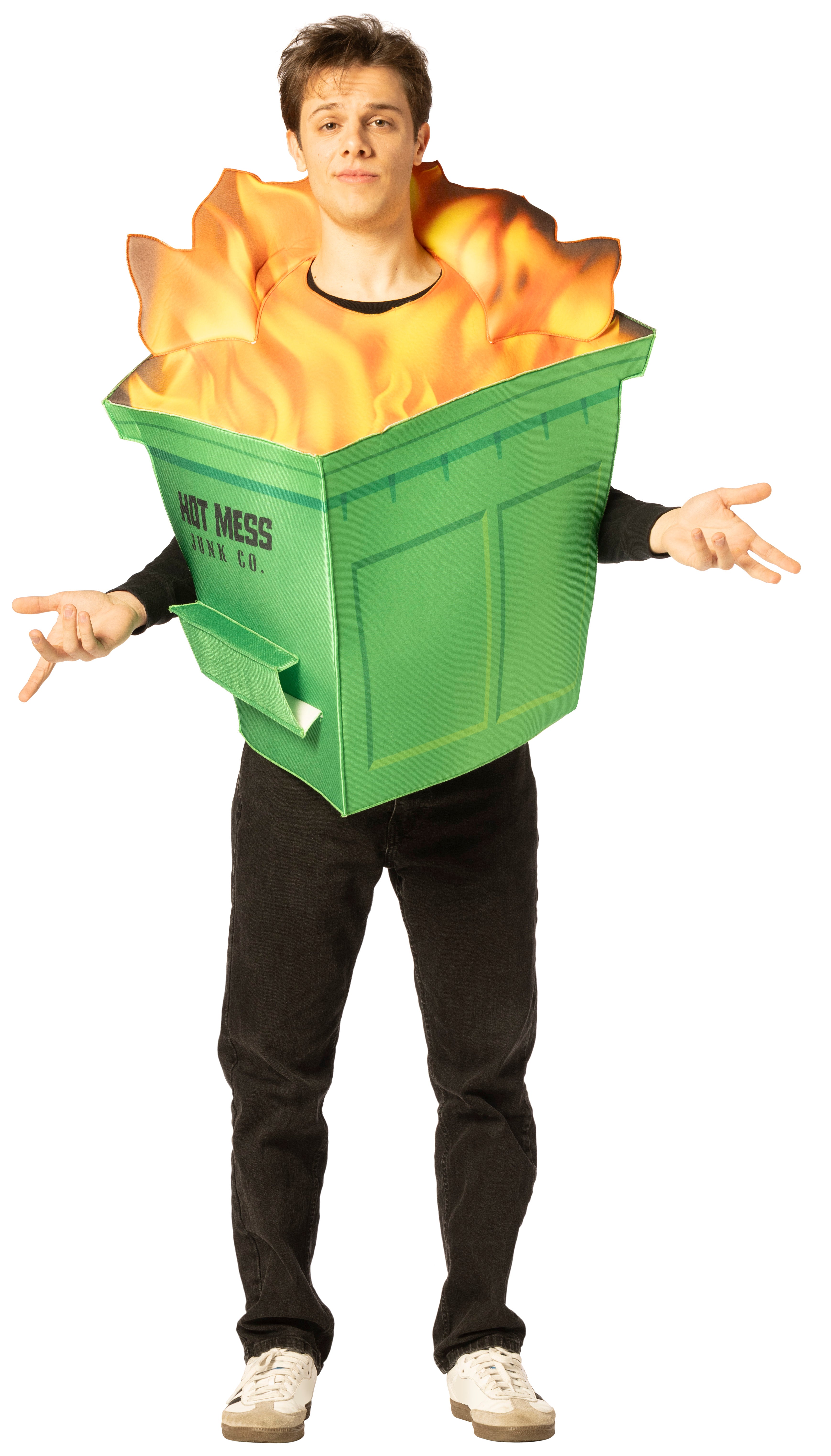 Rasta Imposta Dumpster Fire Mülltonnen Kostüm One Size
