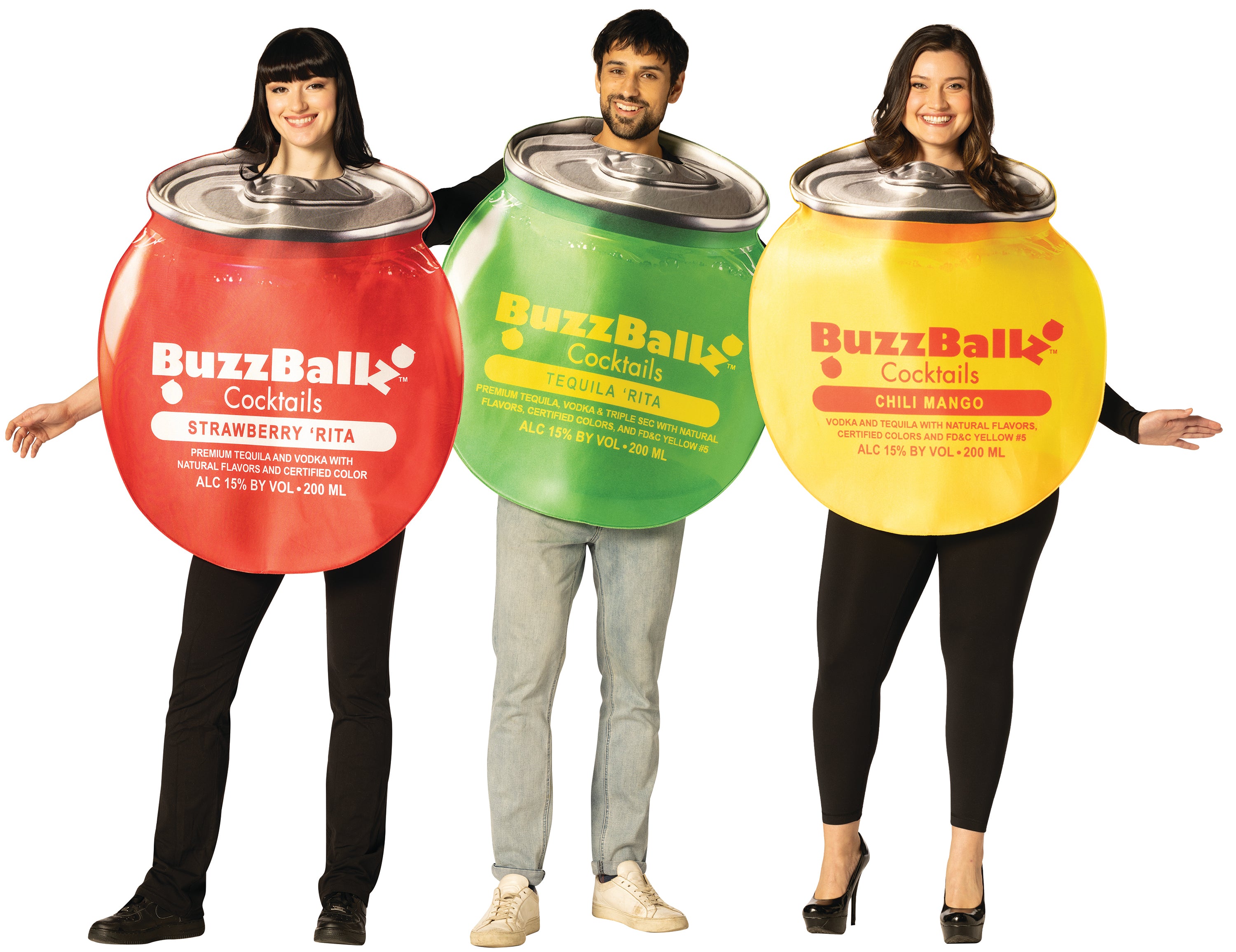 Rasta Imposta BuzzBallz Rita Gruppenkostüm 3er One Size