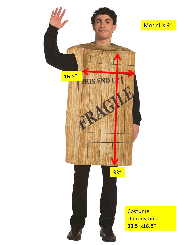 Rasta Imposta Fragile Leg Lamp Crate Kostüm One Size