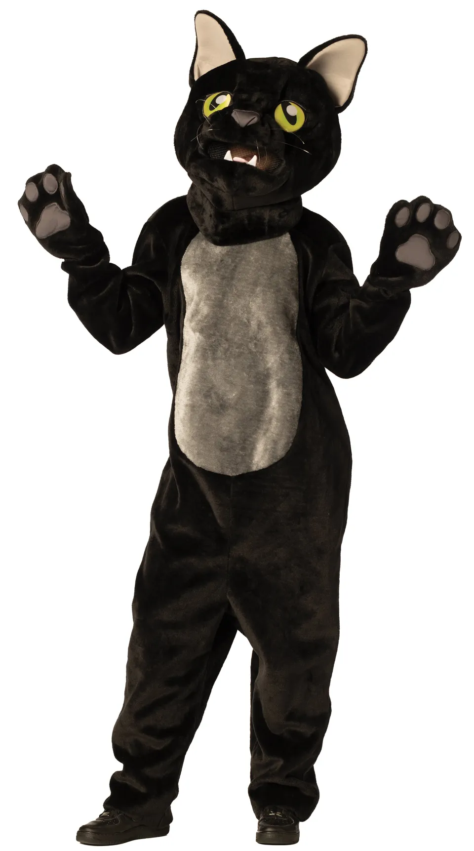 Rasta Imposta Black Cat Kostüm Overall Maske Einheitsgröße