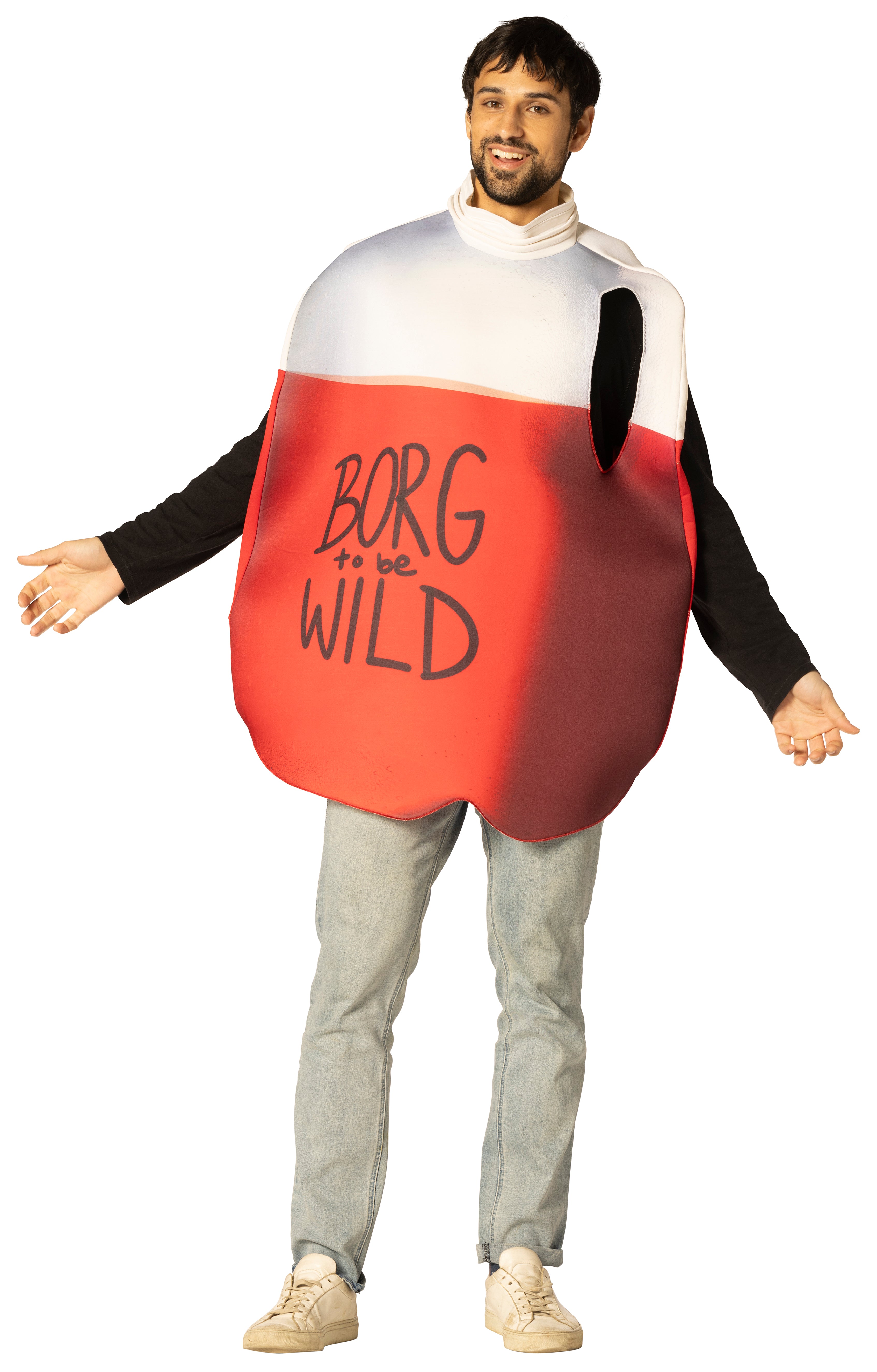 Rasta Imposta Blackout Rage Gallon Kostüm Einheitsgröße BORG