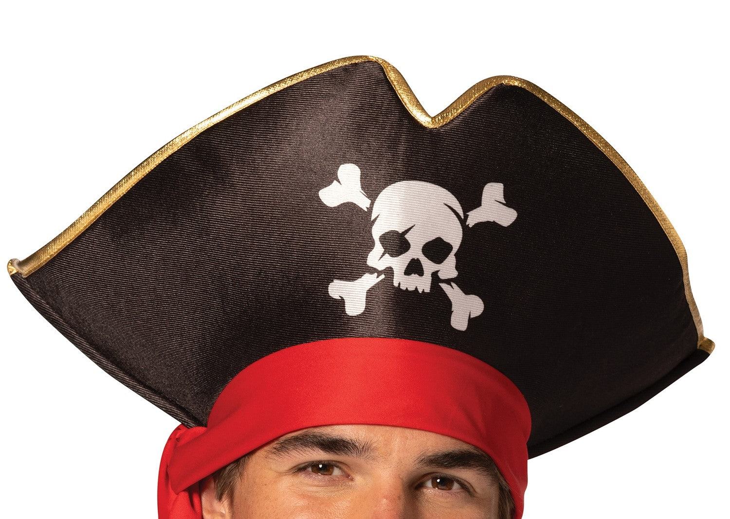 Rasta Imposta Piratenhut Totenkopf schwarz Einheitsgröße