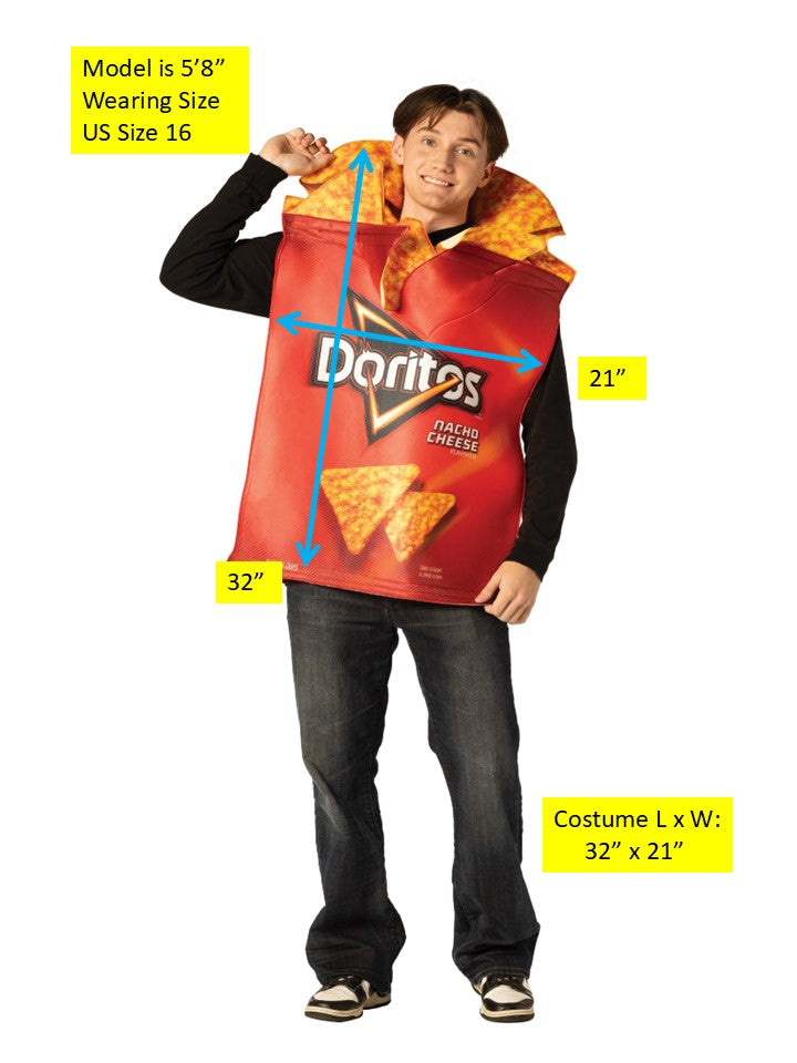 Rasta Imposta Doritos Nacho Bag Kostüm Teen Gr. 16 Chips