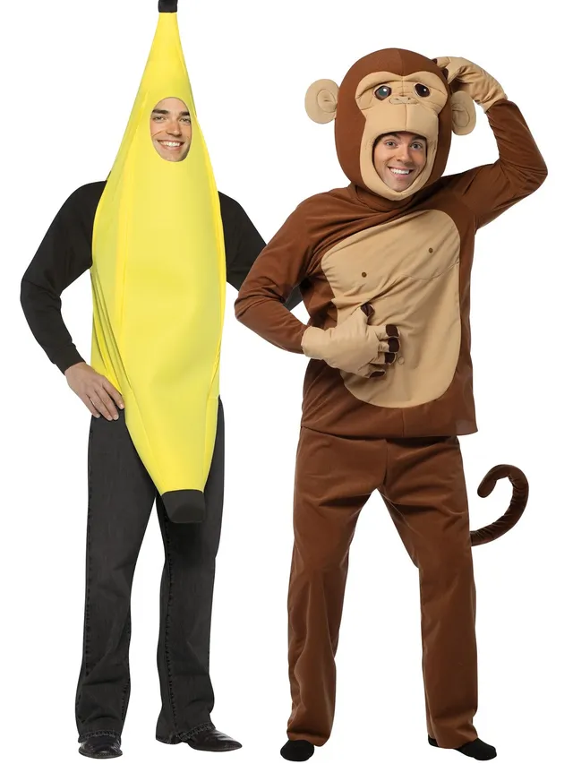 Rasta Imposta Banana Monkey Paarkostüm Unisex Einheitsgröße