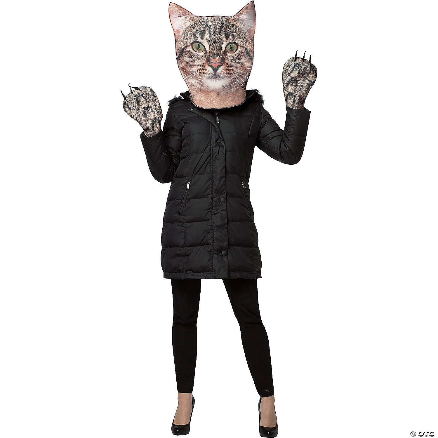Rasta Imposta Kitty Kostüm-Set Maske Pfoten Einheitsgröße