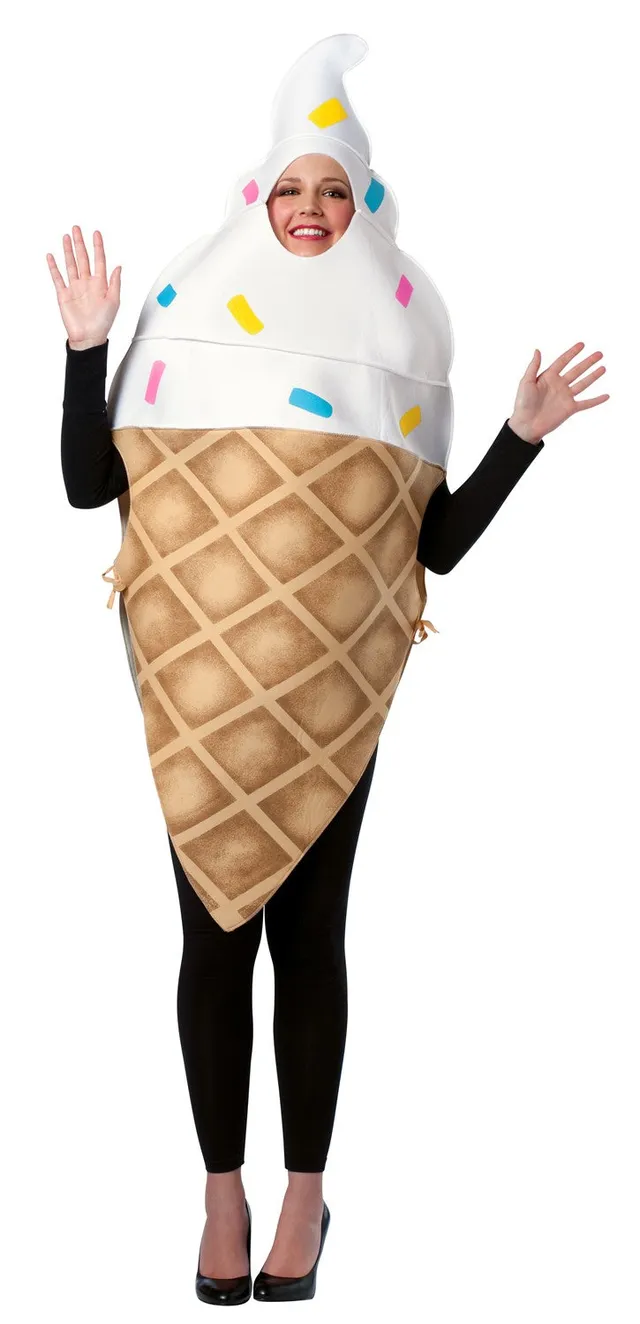 Rasta Imposta Ice Cream Cone Kostüm Einheitsgröße