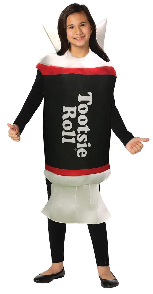 Rasta Imposta Tootsie Roll Kostüm Kinder 7-10 Tunika