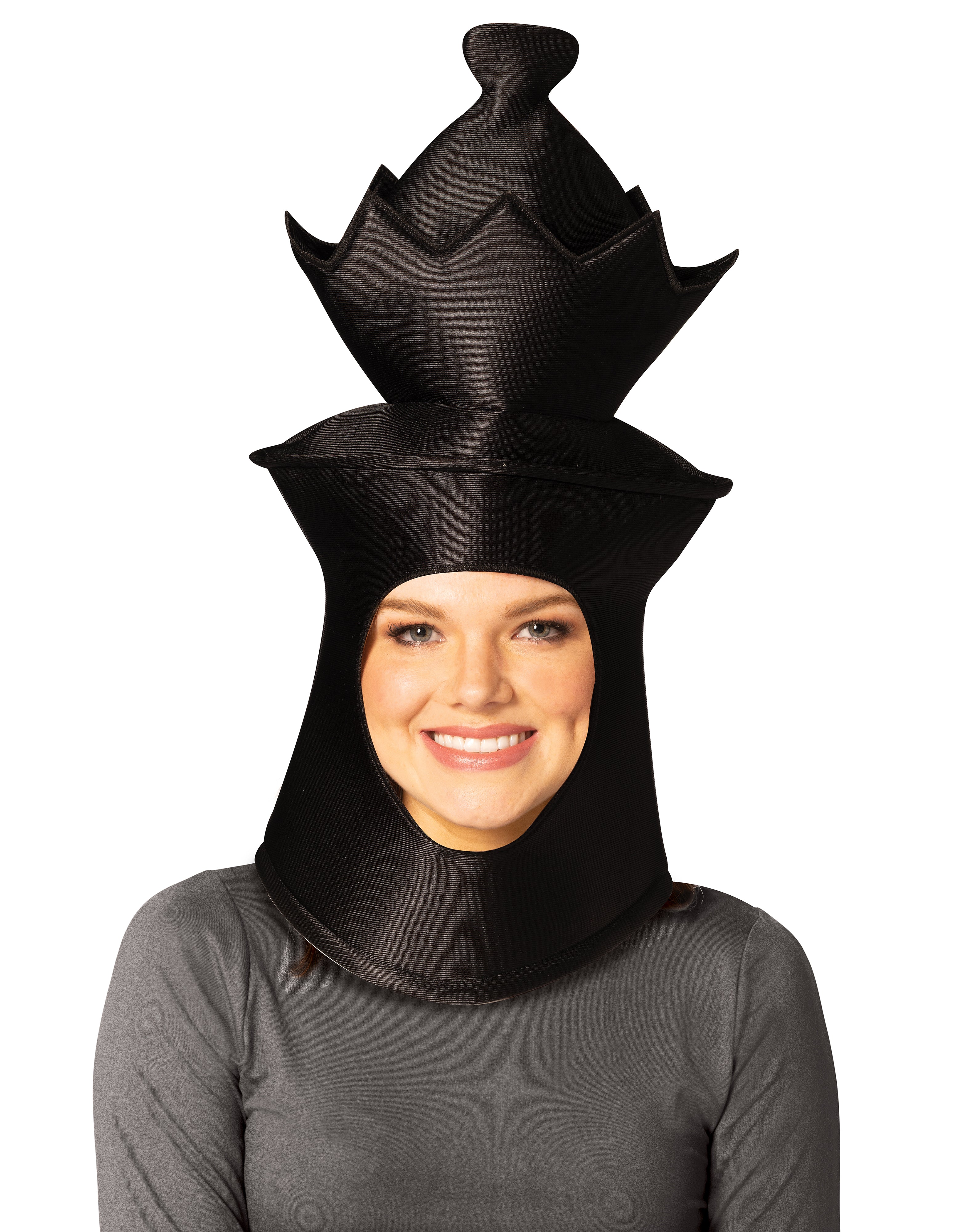 Rasta Imposta Black Queen Schach Kopfschmuck Kostüm One Size schwarz