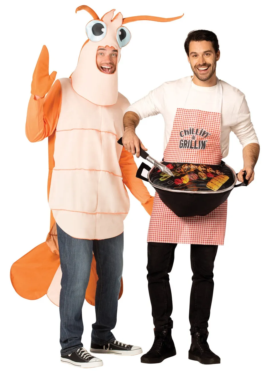 Rasta Imposta Grill Master & Shrimp Kostüm Set Einheitsgröße Paar