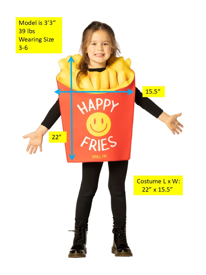 Rasta Imposta Pommes Kinderkostüm 3-6 Tunika