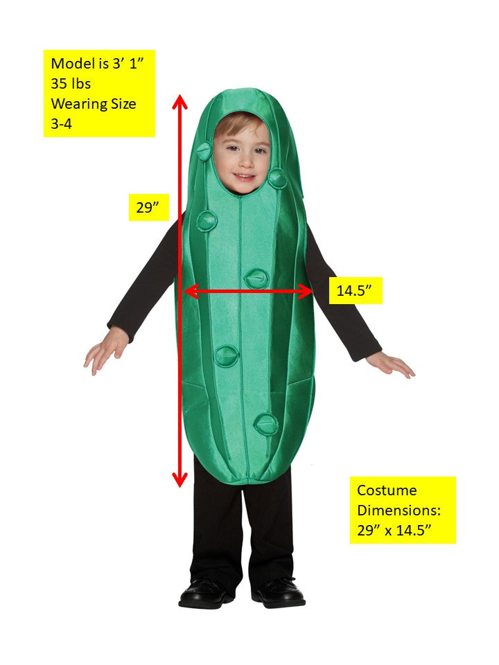 Rasta Imposta Ultimate Pickle Kinderkostüm 3-4 Jahre Gurke