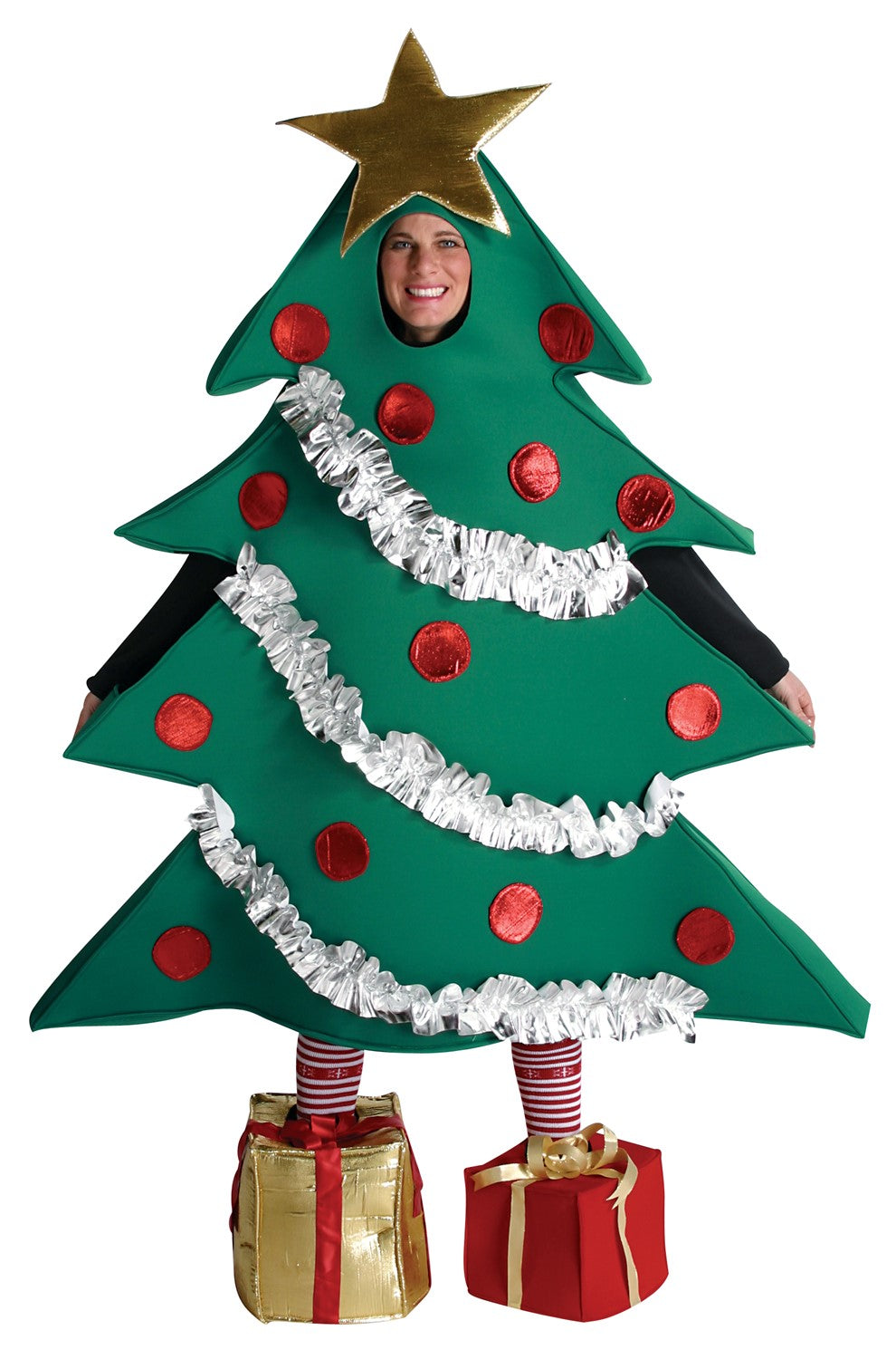 Rasta Imposta Weihnachtsbaum Kostüm Einheitsgröße Grün