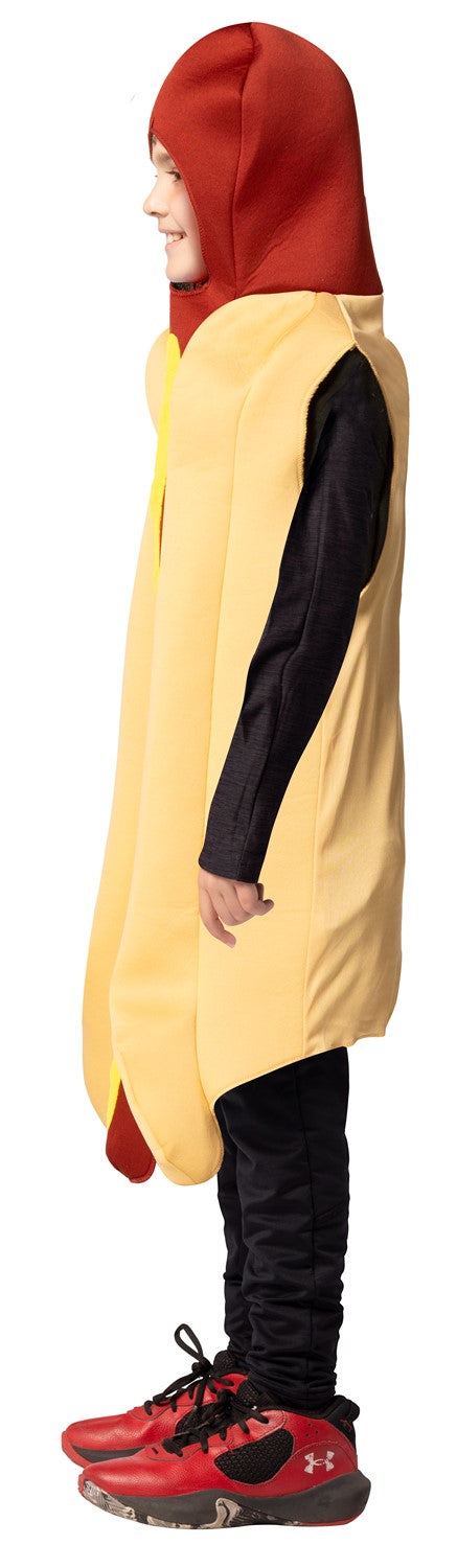 Rasta Imposta Hot Dog Kostüm Kind 7-10 Senf