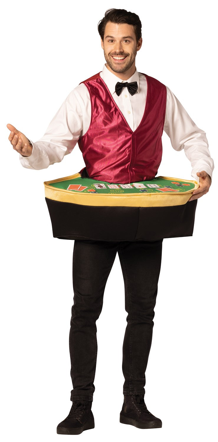 Rasta Imposta Poker Dealer Tisch-Kostüm One Size Weste
