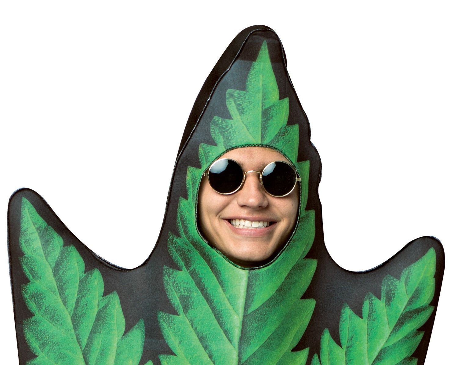 Rasta Imposta Pot Leaf Kostüm Einheitsgröße Hanfblatt-Tunika