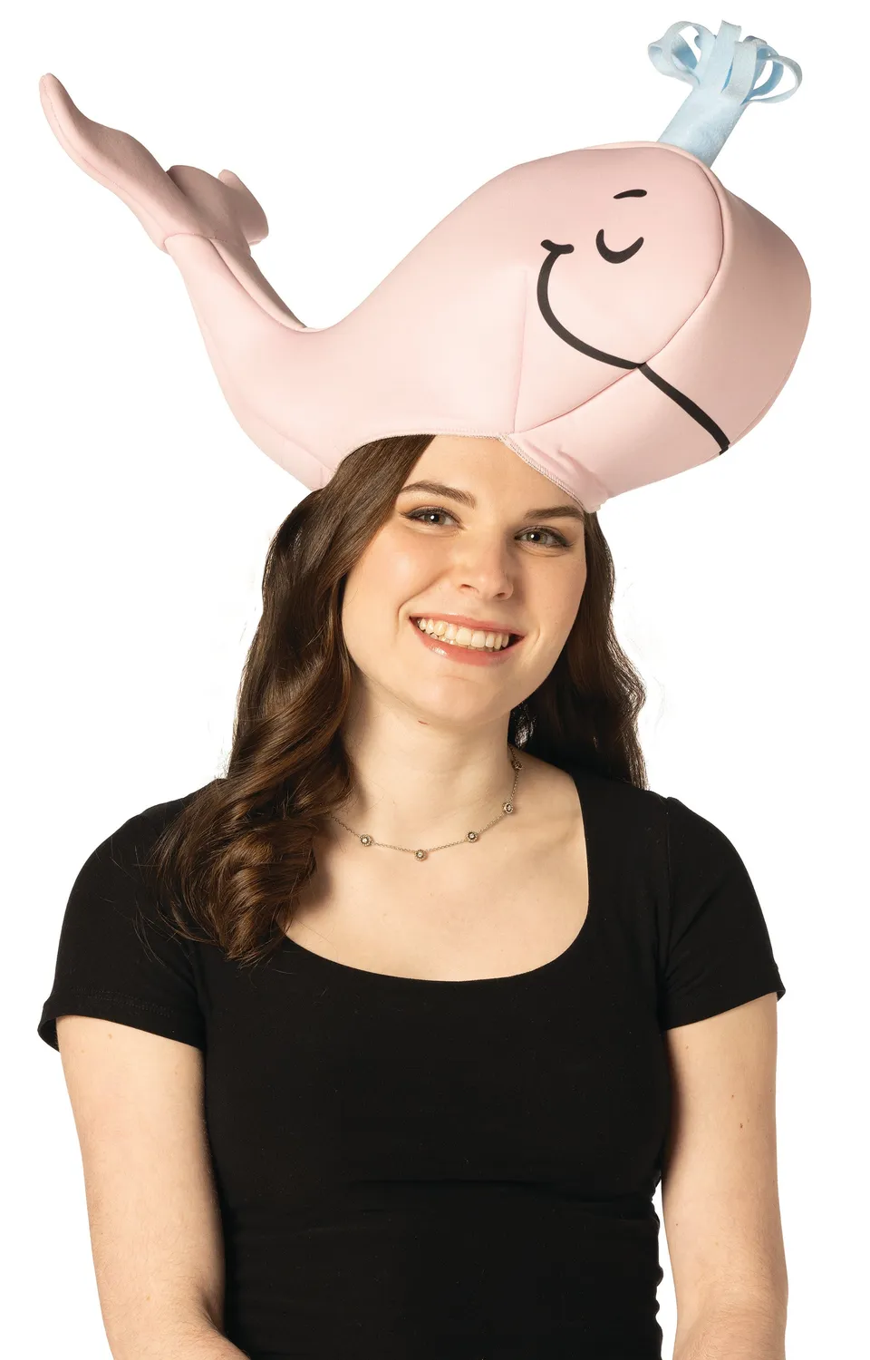 Rasta Imposta Pink Whale Hut Kostüm One Size Schaum