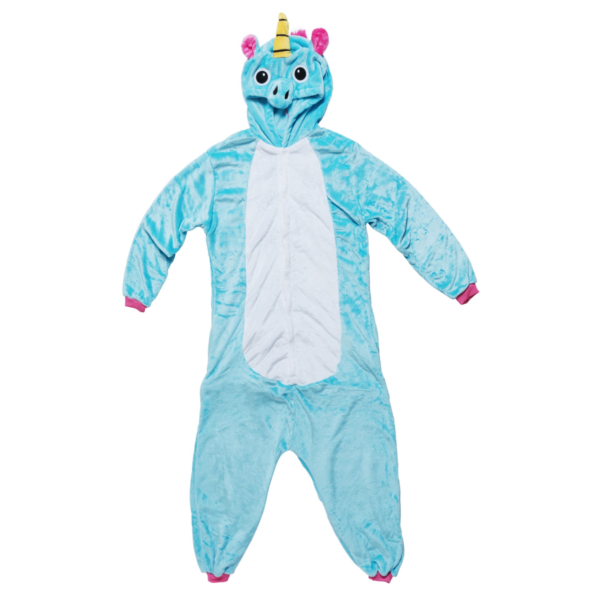 Katara Einhorn Schwarz Sterne Onesie Kostüm M Flanell