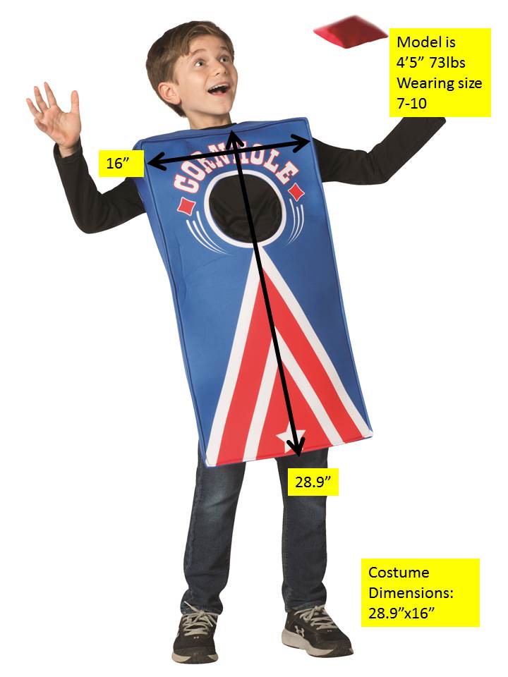 Rasta Imposta Cornhole Kinderkostüm 7-10 2er Bundle Spiel