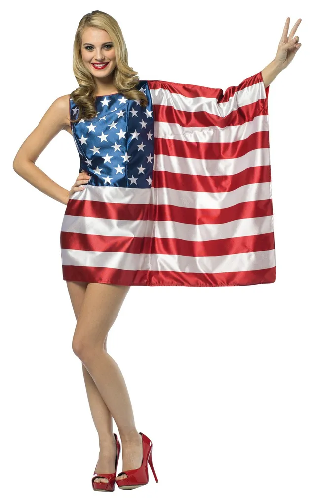 Rasta Imposta USA American Flag Dress Damenkostüm Gr. 10