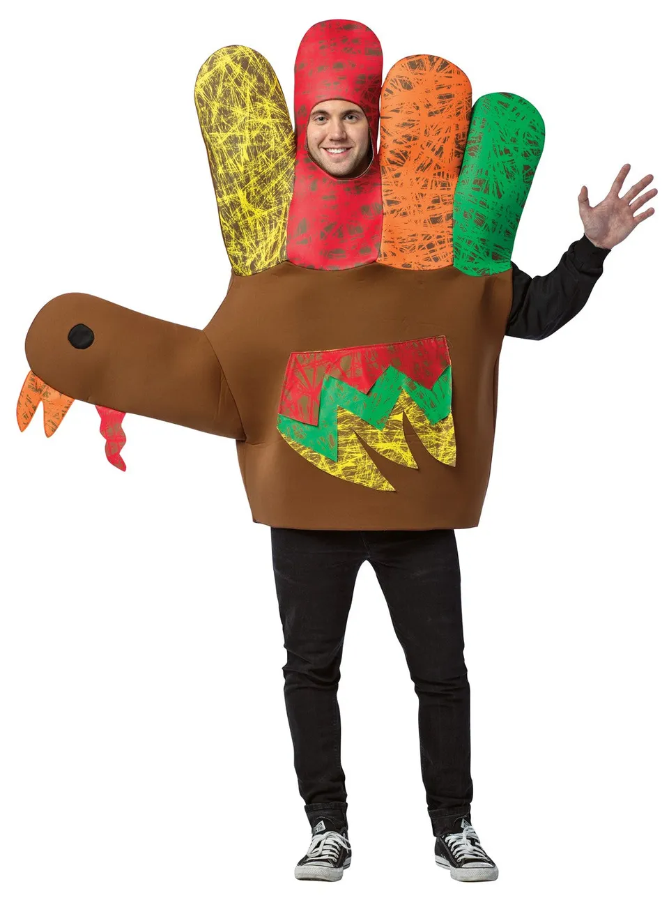 Rasta Imposta Hand Turkey Truthahn Kostüm Erwachsene