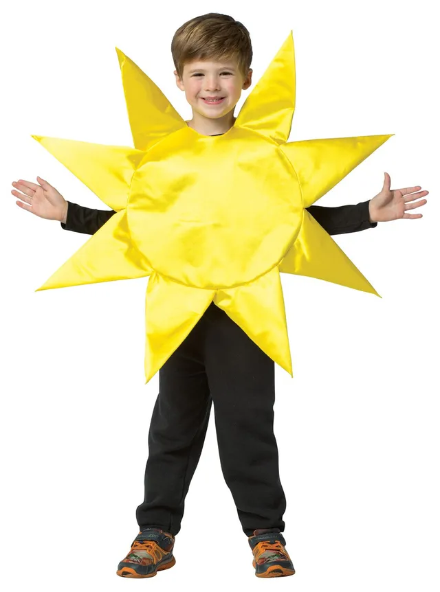 Rasta Imposta Sun Kinderkostüm Gr. 4-6 Gelb Schaumstoff