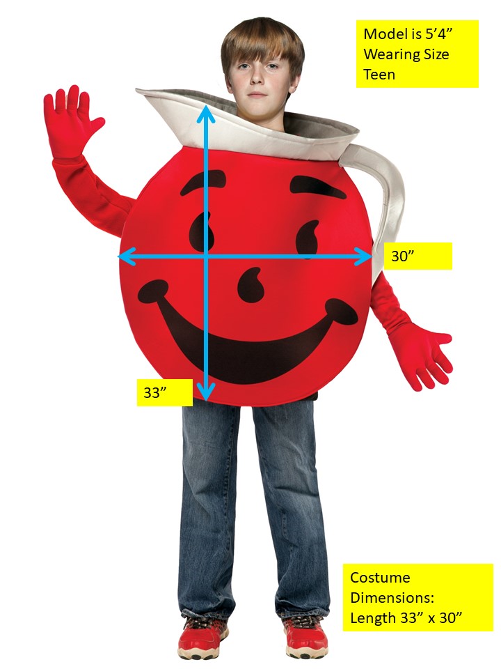 Rasta Imposta Children's Costumes Kool Aid Guy Kostüm Teen