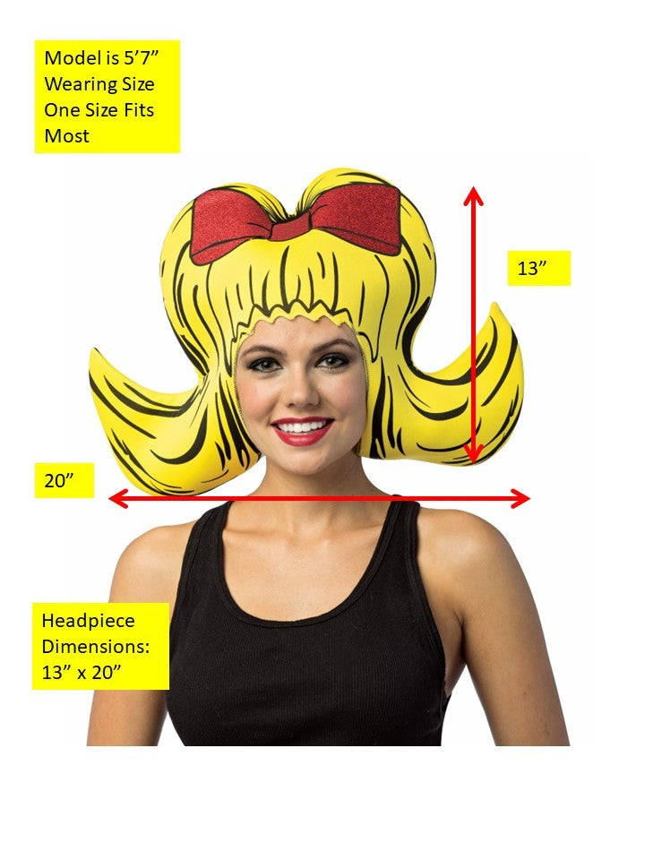 Rasta Imposta Bouffant Perücken 3er Pack Pink Lila Gelb