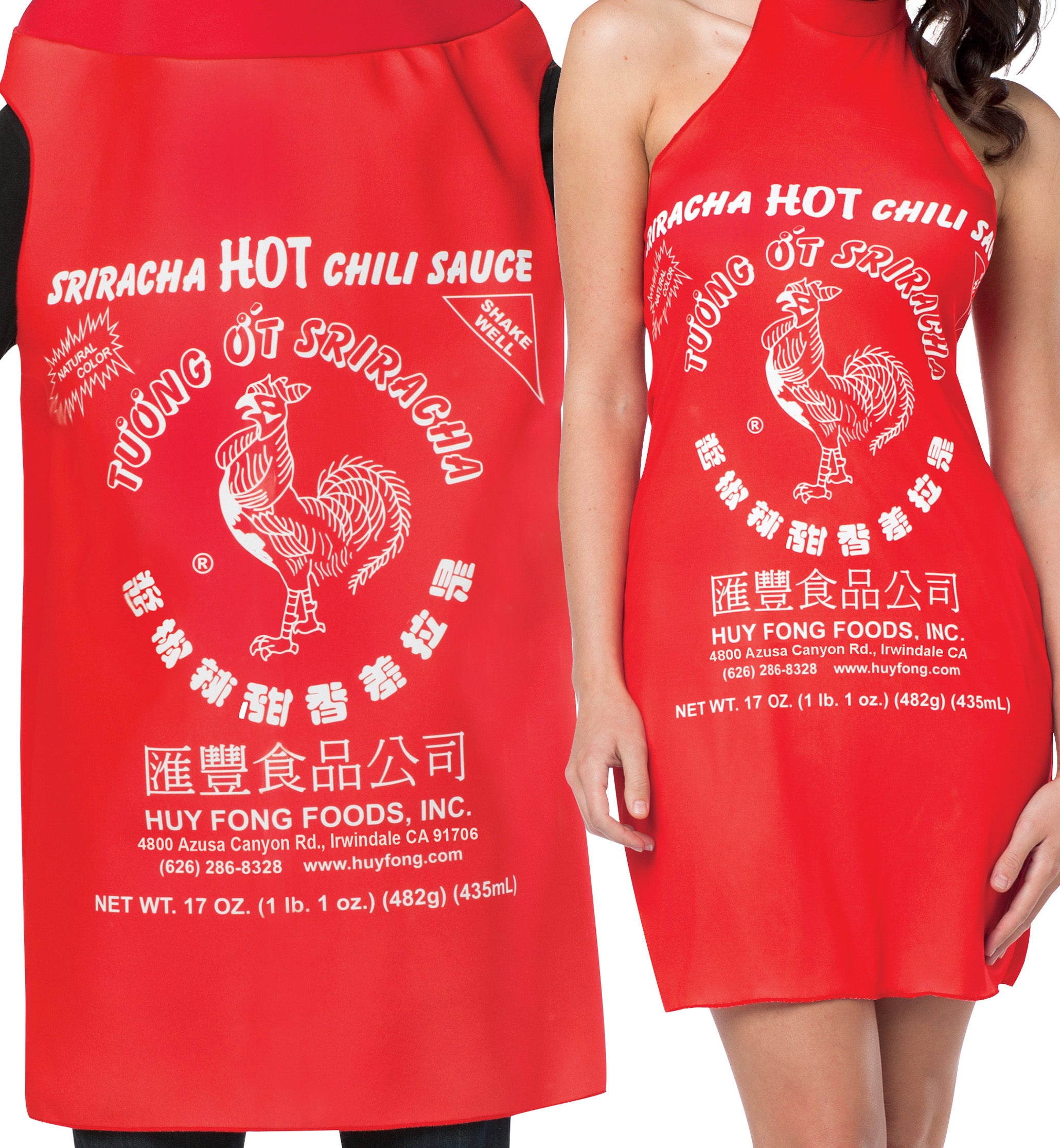 Rasta Imposta Sriracha Paarkostüm Tunika und Kleid mit Hut