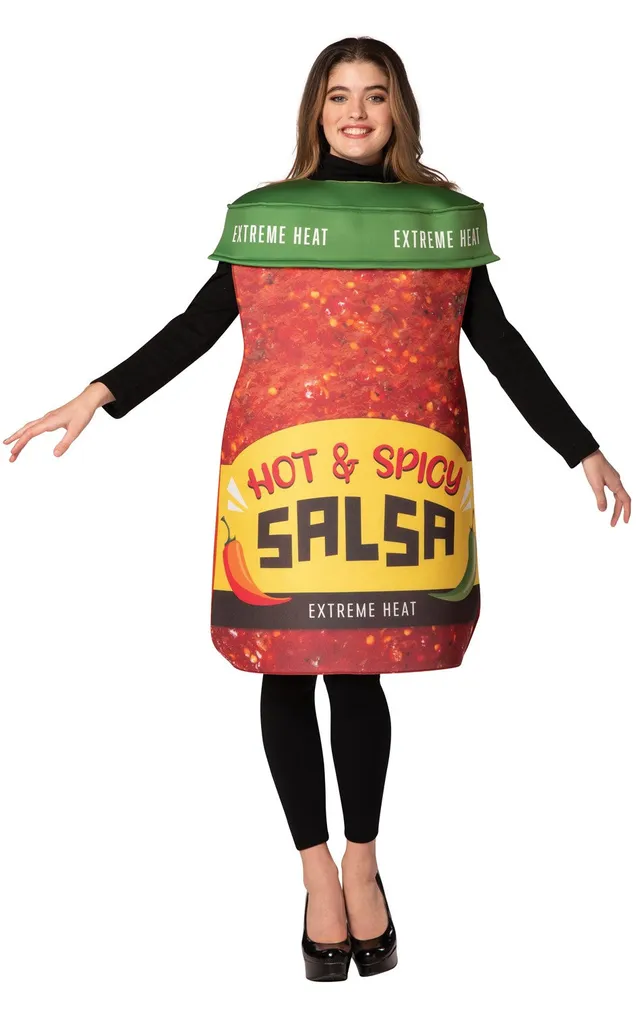 Rasta Imposta Hot Spicy Salsa Kostüm Einheitsgröße Glas