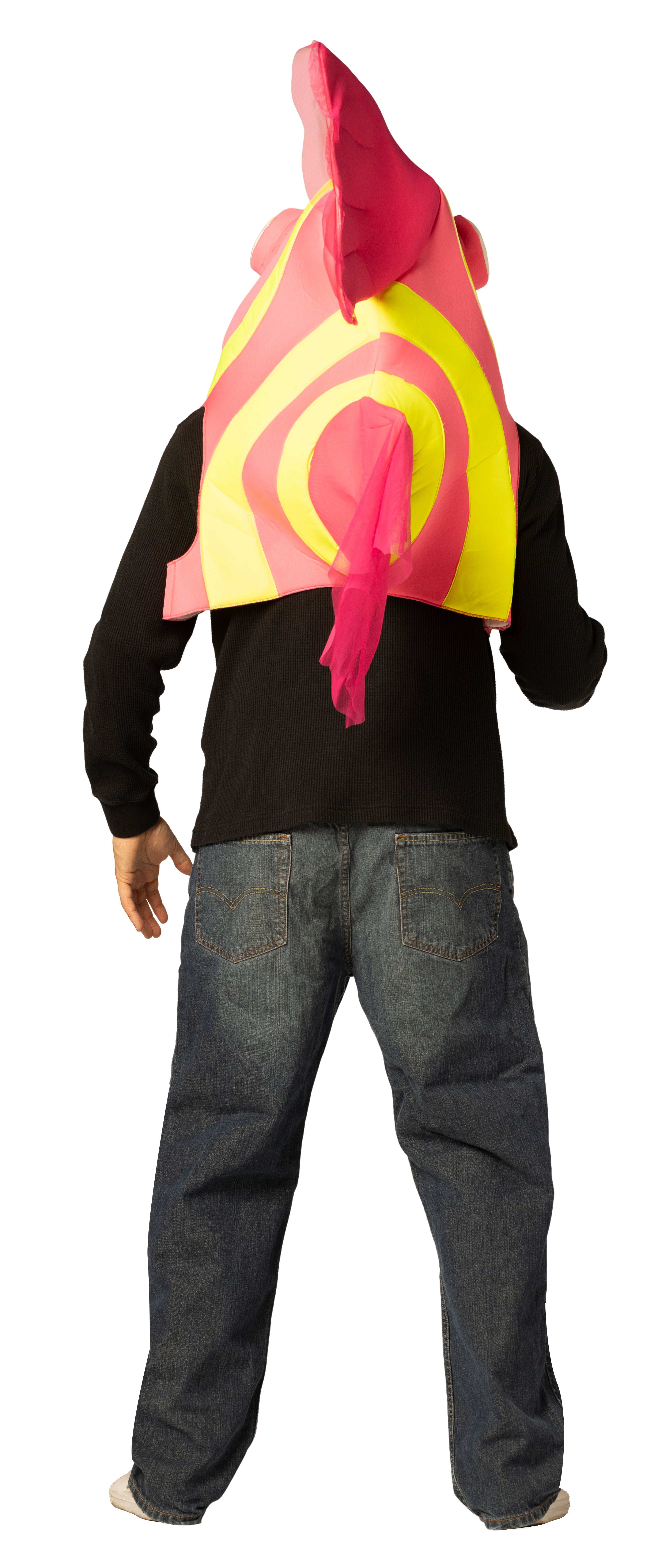 Rasta Imposta Fish Pink Kostüm Nachtleuchtend Einheitsgröße