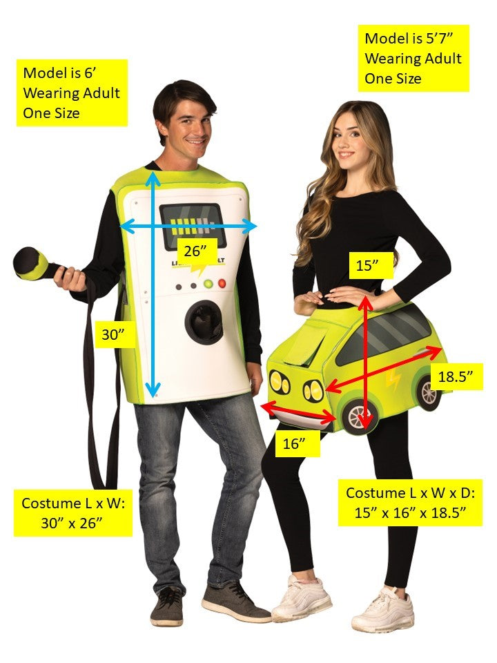 Rasta Imposta Electric Car Charger Paarkostüm Einheitsgröße