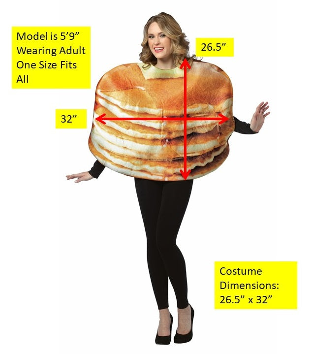 Rasta Imposta Stacked Pancakes Kostuem Einheitsgroesse