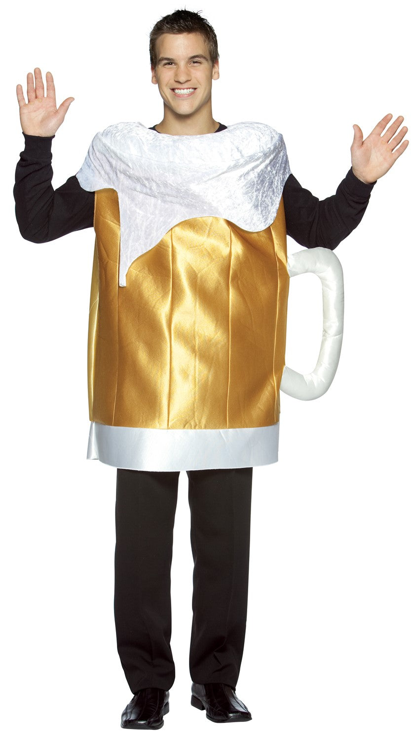 Rasta Imposta Beer Mug Kostüm Einheitsgröße Bierkrug Satin