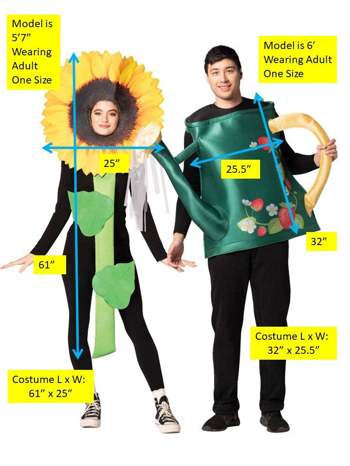 Rasta Imposta Sunflower Partnerkostüm One Size 2-teilig