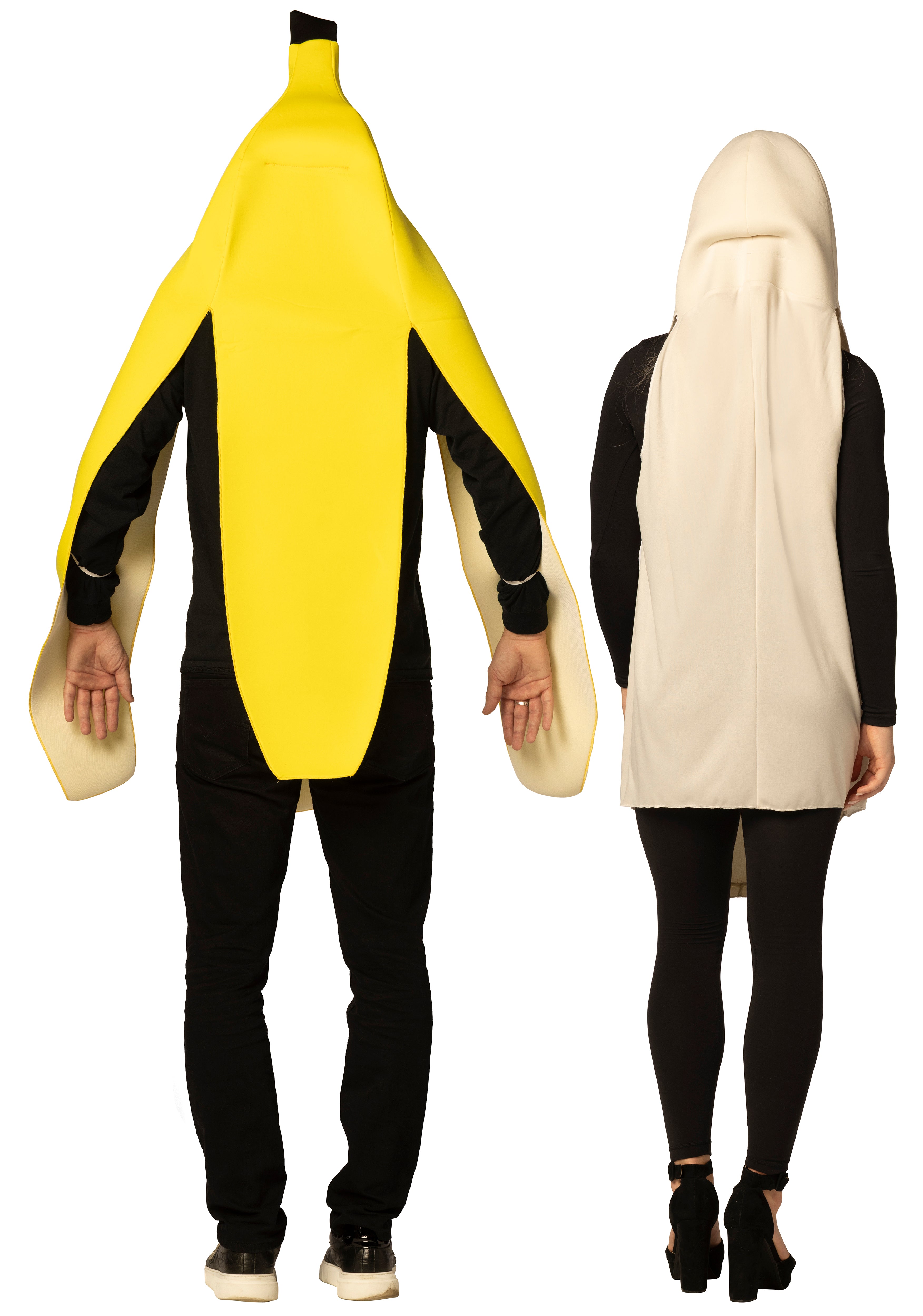 Rasta Imposta Banana Peel & Peeled Banana Paar-Kostüm Einheitsgröße