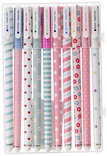 Katara Pasey Kugelschreiber 10er Box Bunt Fein